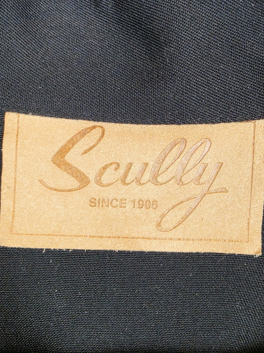 Vintage Scully Shirt Womens Large Black Gold Embroidered Happy Trails Western - Picture 5 of 9